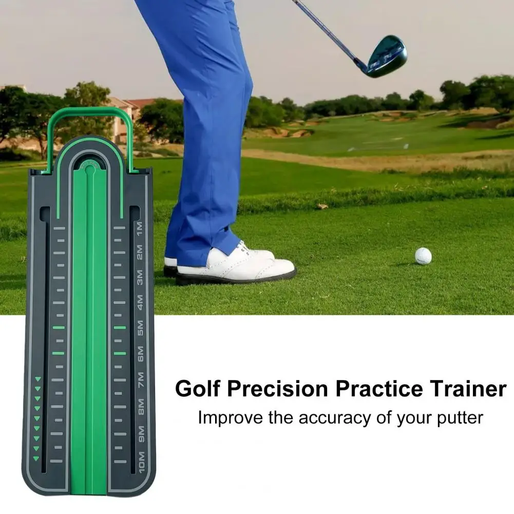 

Golf Training Equipment Portable Golf Putting Trainer Precision Distance Drill Professional Training Aid for Golf Lovers Golf