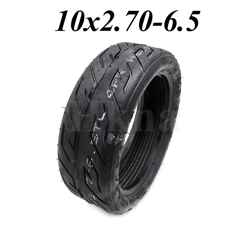 10x2.70-6.5 Tubeless Tire 10x2.75-6.5 Anti Skid Off-Road Vacuum Tyre for  Electric Scooter 10 Inch Front and Rear Wheel Parts