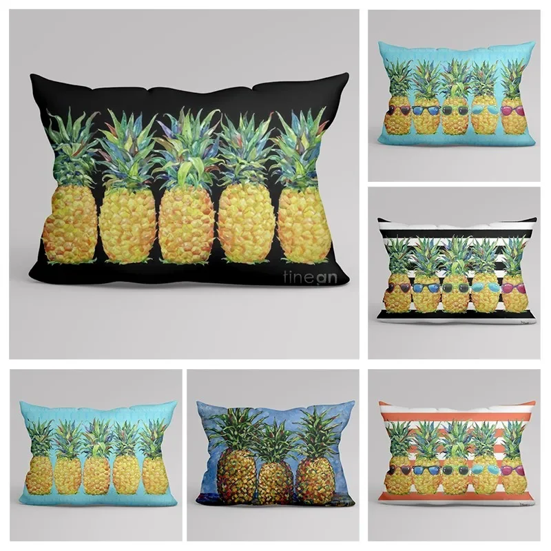 

Hawaiian style pillowcase sofa cushion cover rural beach animal decoration pillowcase throw pillowcase customized 30x50 40x60