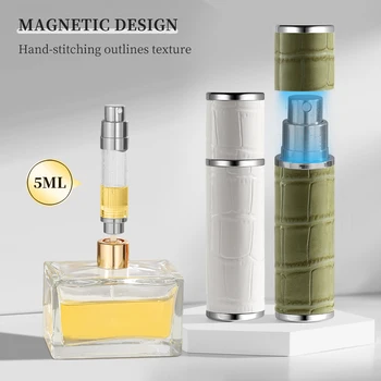 5ml Mini Bottom Filling Perfume Spray Dispenser Bottles Cosmetic Refillable Spray Atomizer Portable Liquid Container Bottle 1pcs