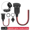 12V-24V Car Cigarette Lighter Female Socket Waterproof Auto Charger Plug Connector Adapter Universal Lighter Socket 1