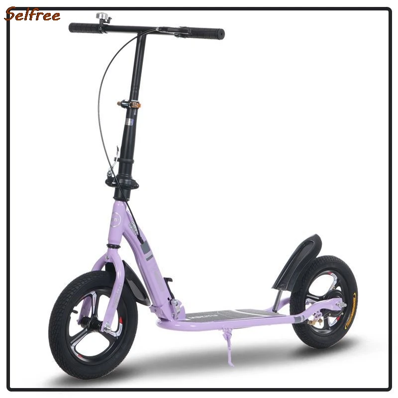 Selfree Folding Scooter Teenagers Over 10 Years Old And Adults Portable Two Wheeled Commuting For School Commuting Non-electric folding scooter