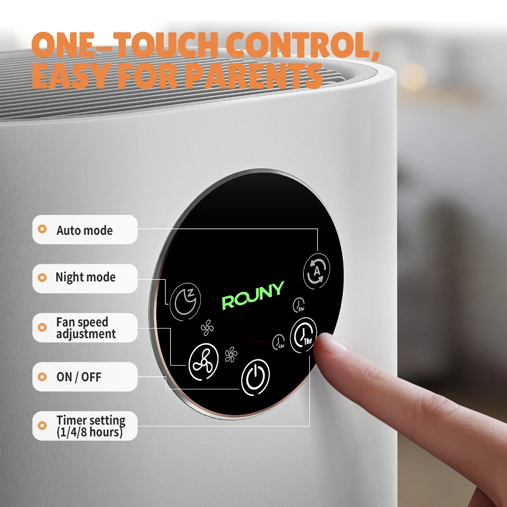 Hava temizleme bileşenlerinin yakın çekimi