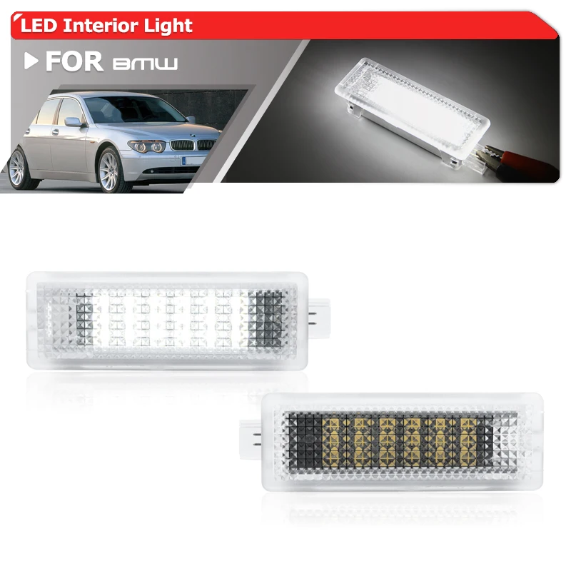 Per Bmw Serie 7 E65 E66 2001-2008 730I 735I 745I 750I 760I Alpina B7 Interni Auto Led Porta Cortesia/Footwell/Vano Portaoggetti Luci