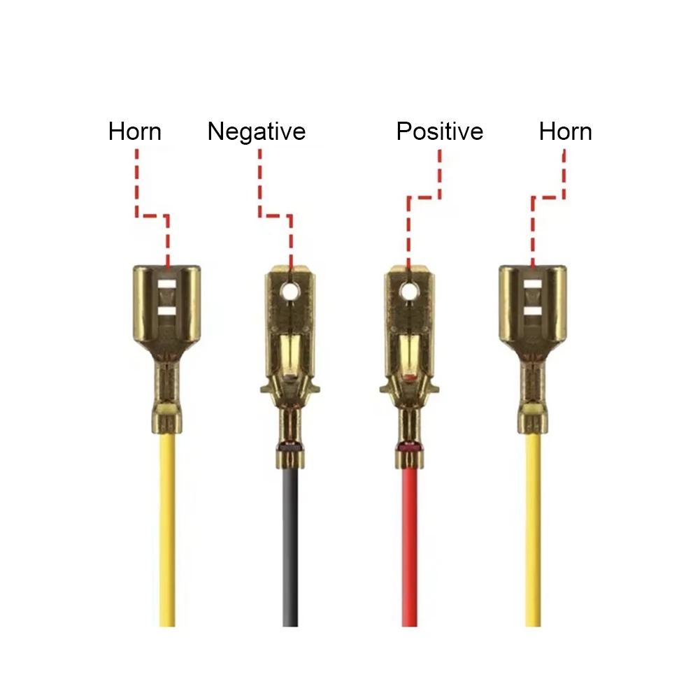 12V Horn Interrupter Relay Horn Auto Speaker Signal Relay Electric Snail Horn Relay for Motorcycle Electric Bike Horns