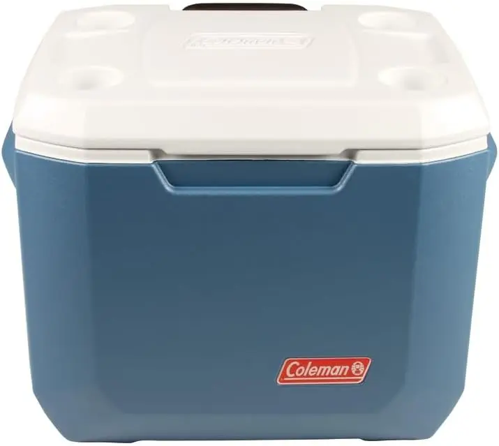 Coleman Portable Rolling Cooler 50 Quart Xtreme 5 Day Cooler Wheels Wheeled Hard Keeps Ice Up to 5 Days