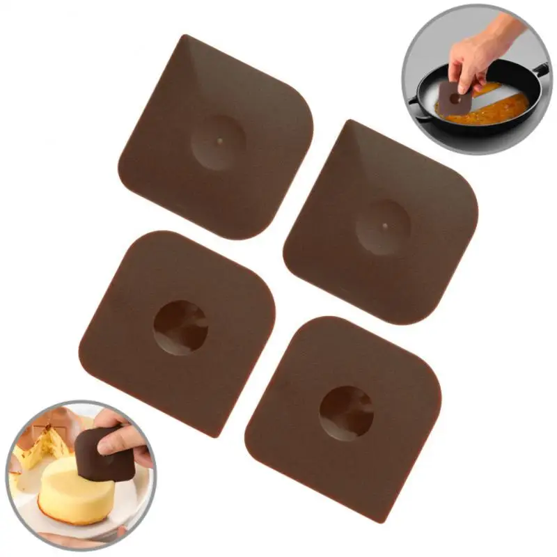 Oil Scraper Multi-function Square Kitchen Bathroom Stove Dirt Decontamination Cake Baking Tool Oil Plate