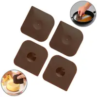 Multi-function Oil Scraper Square Kitchen Bathroom Stove Dirt Decontamination Scraper Cake Baking Tool Oil Plate Scraper 2