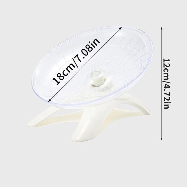 1PC Flying Saucer Silent Running Exercise Wheel for Hamsters, Mice,Hedgehog and Other Small Pets Silent Running Wheel 6