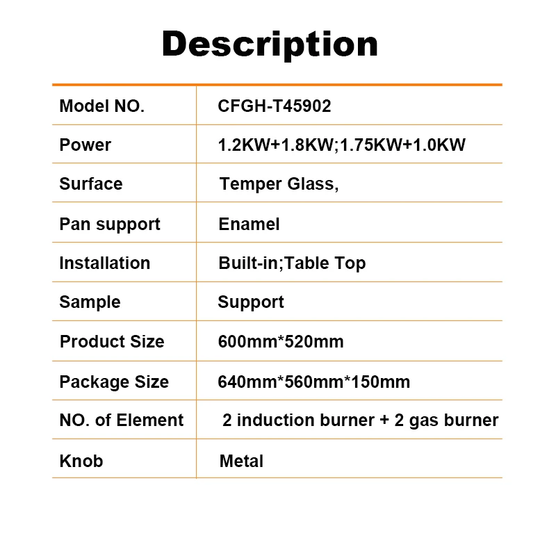 Kitchen Household Multifunctional Cooking Double Infrared Gas Cooker Combined Built in 2 Burner Gas Hob