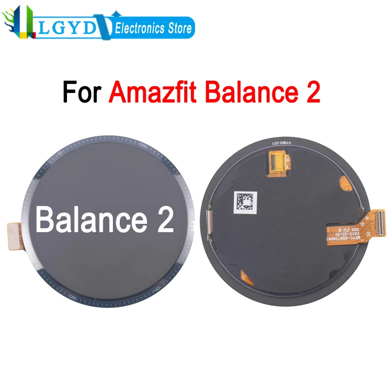 Premium Sapphire Glass AMOLED Screen Replacement for Smartwatch Display - Touch Screen Component