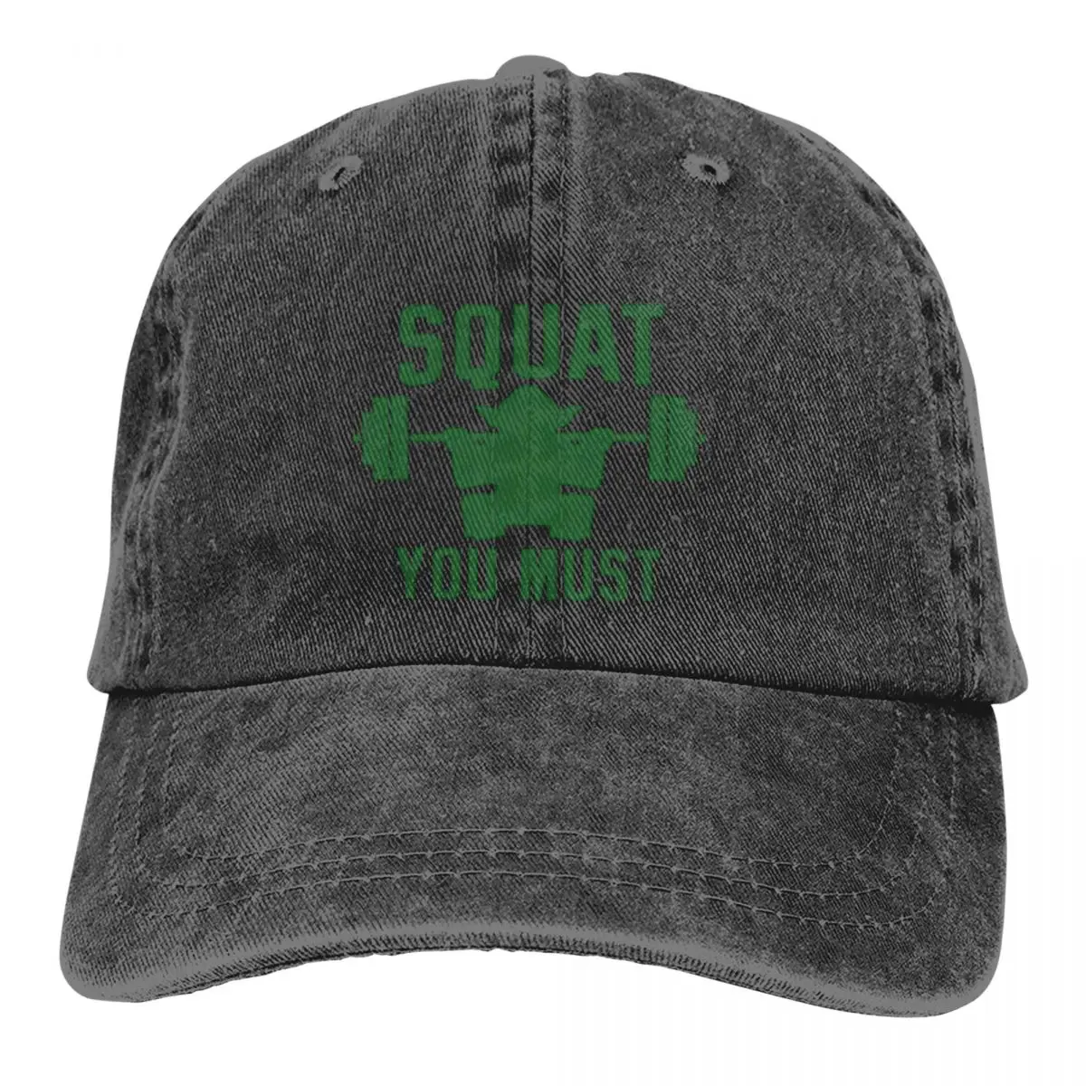 

Squat You Must Baseball Caps Peaked Cap Bodybuilding Fitness Sun Shade Hats for Men