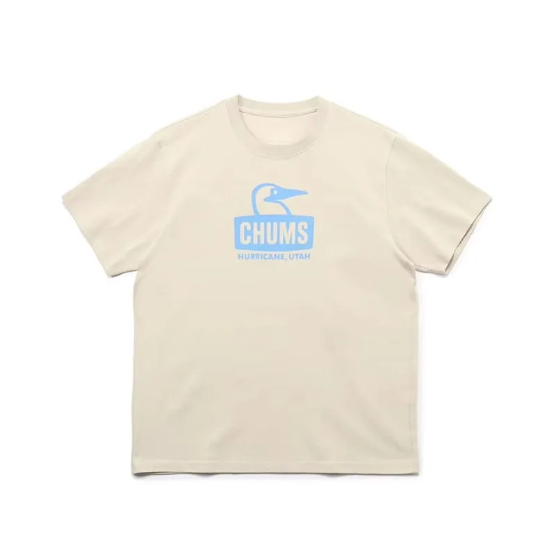 CHUMS 24SS Camping Guide T-Shirt-Men's Retro Outdoor Tee-'What To Do' Vintage Print Cotton Short Sleeve