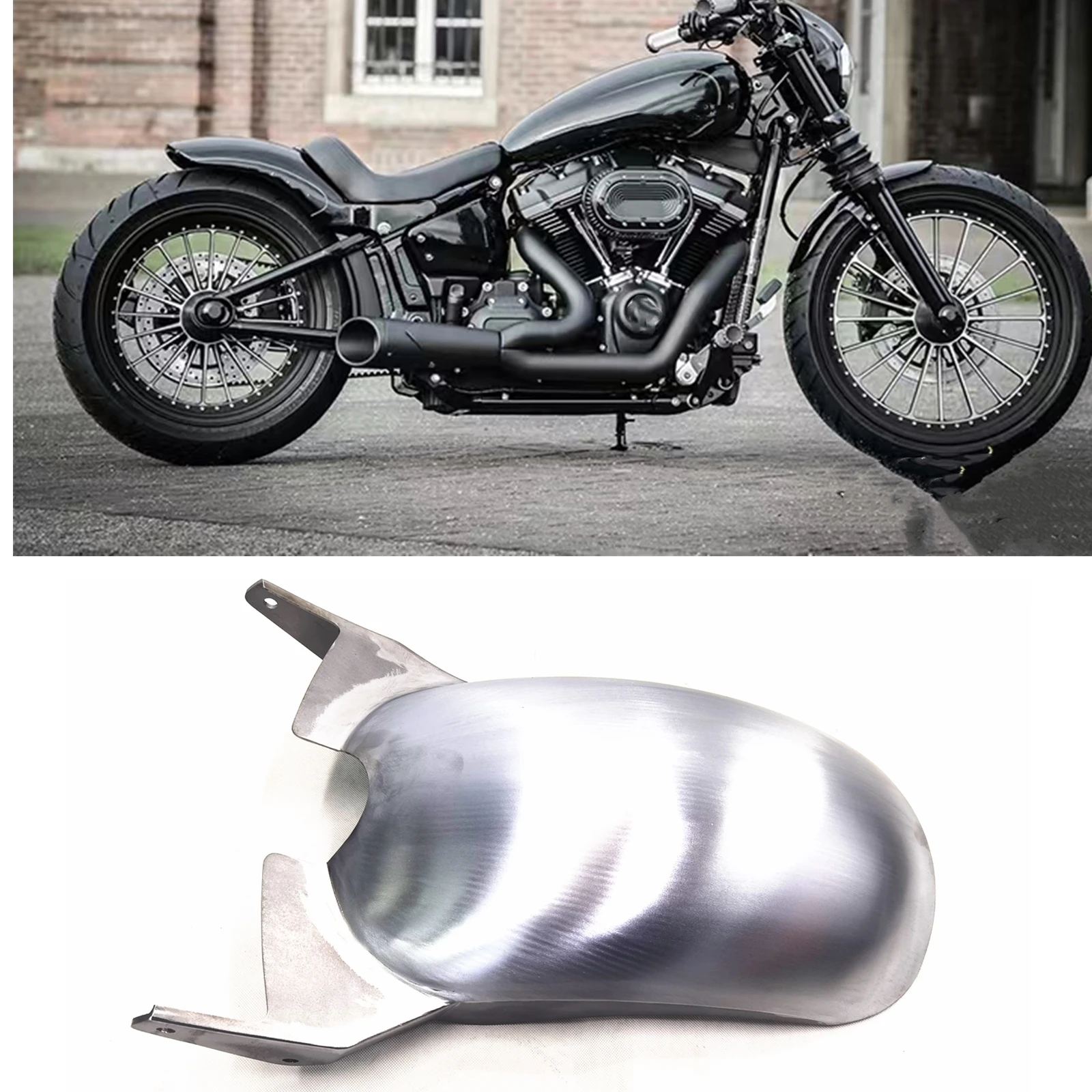 

Крыло для мотоцикла Harley 2018 + Fat Boy/breaker/FXDR, заднее крыло для мотоцикла, брызговик, защитная пластина от грязи