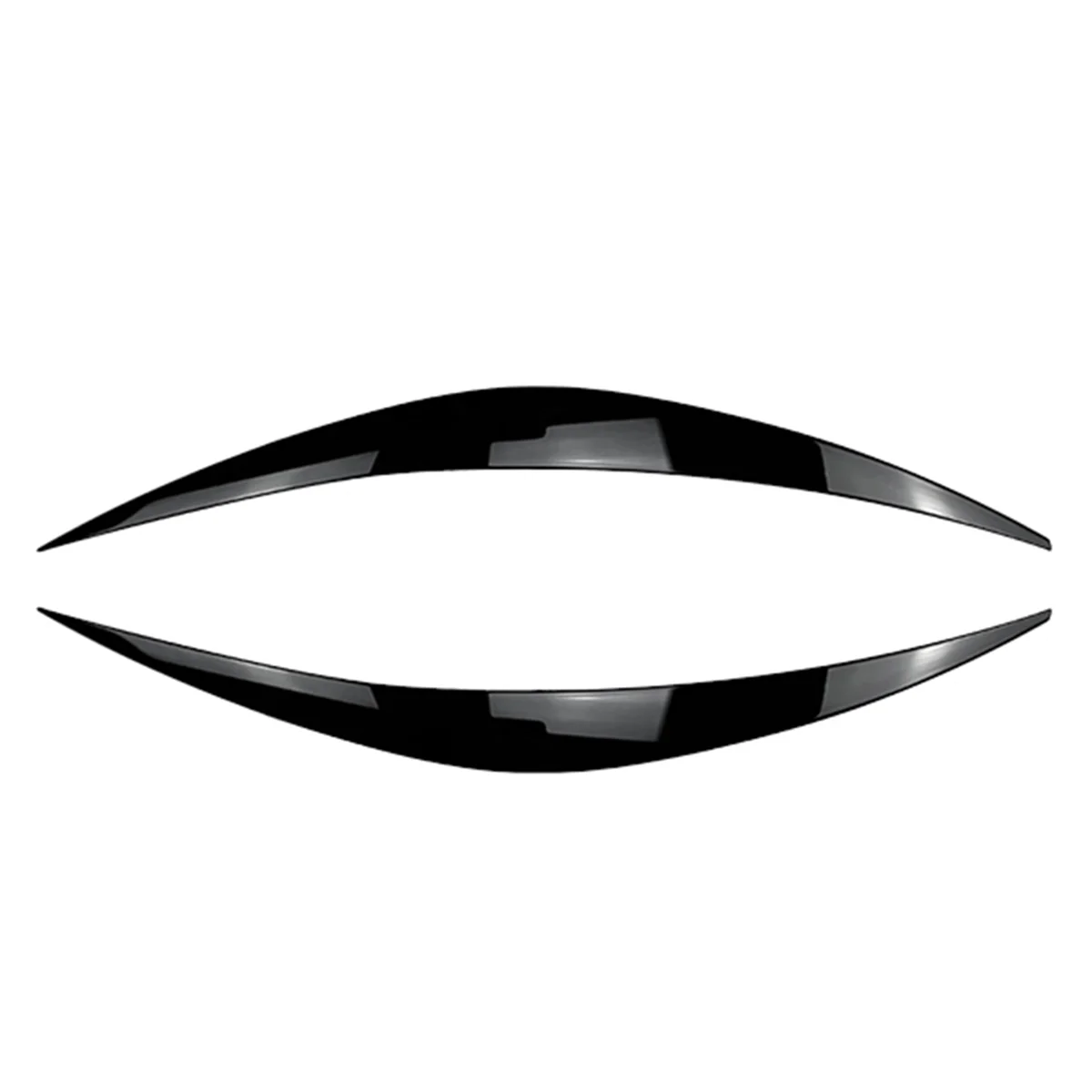 Car Front Headlight Cover Garnish Strip Eyebrow Cover Trim Sticker for I30 I30N MK3 -