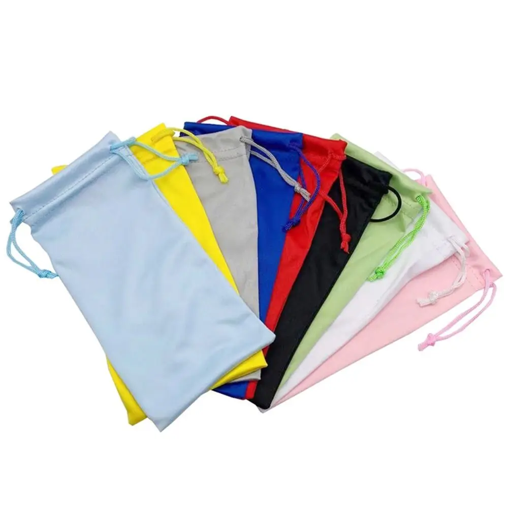 Sunglasses Bag Drawstring Microfiber Glasses Case Unisex