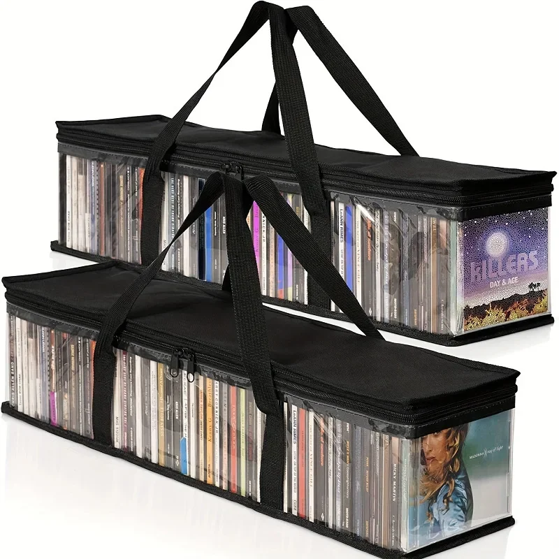 DVD-Storage-Bag-Capacity-CD-Holder-com-al-as-Zipper-protetor-Tidy-Media ...