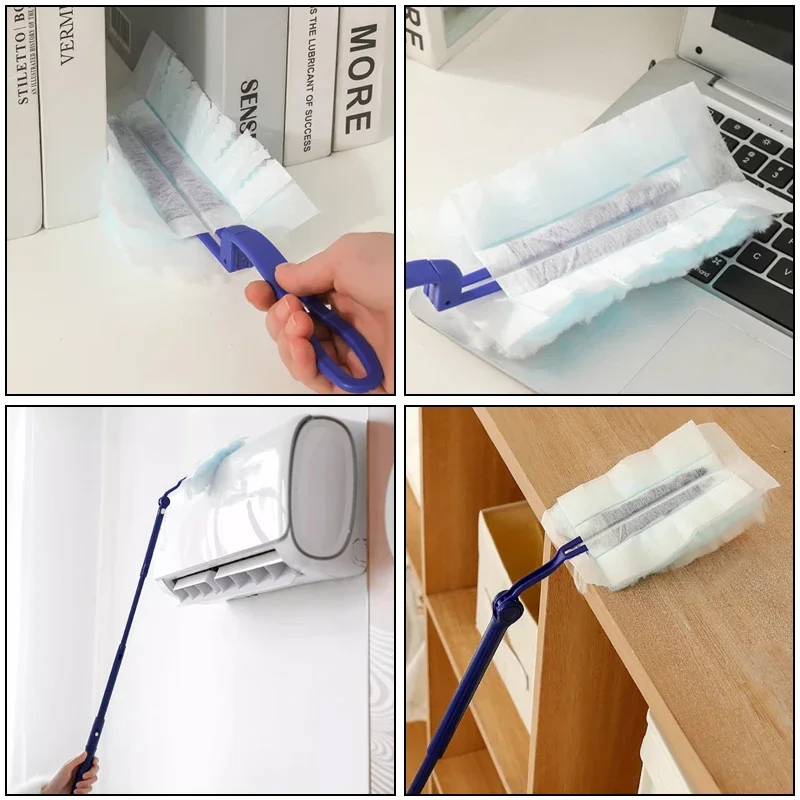 Cleaning Duster Disposable Dusters With Replace Heads Refills Bulk Duster Brush For Cleaning Home Office Blinds Car Surface