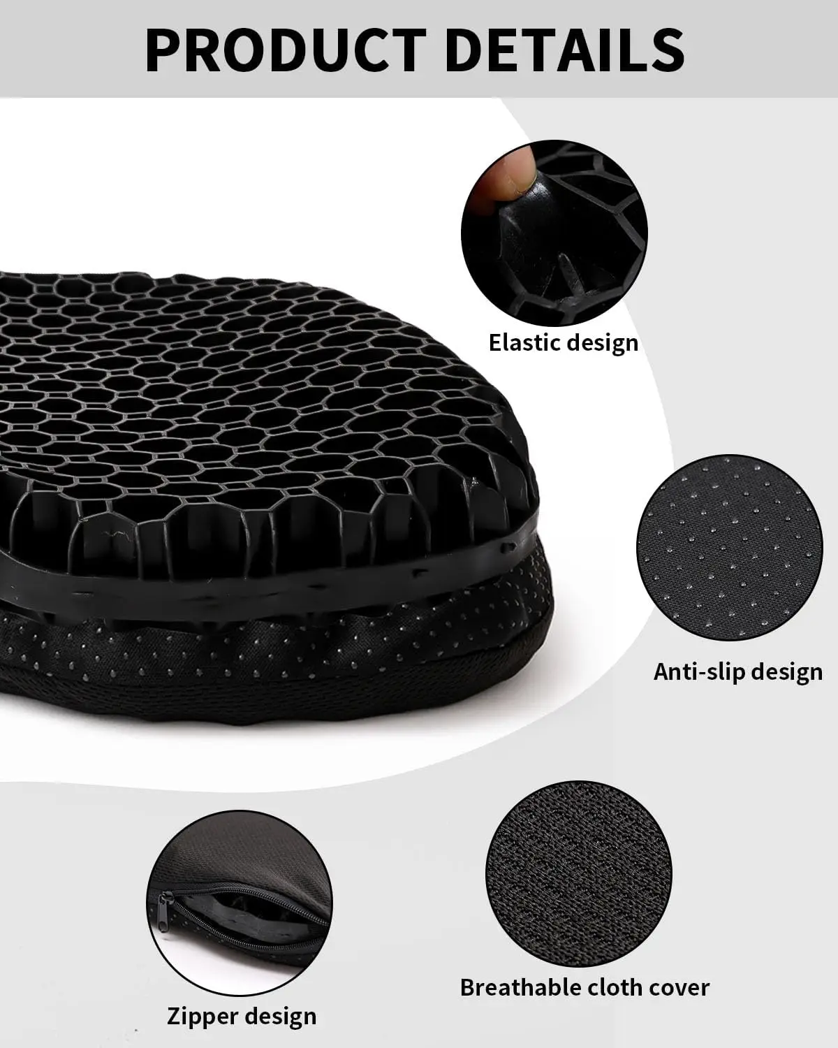 Cushion honeycomb gel summer sitting seat cushion office car seat cushion summer breathable cold pad,suitable for cars