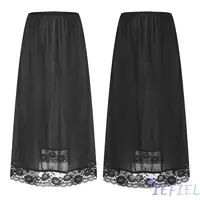 Jupon d'Été à Doublure Longue pour Femme et Fille, Sous-Vêtement, Jupe, Bas, Demi-longueur, Slip 1