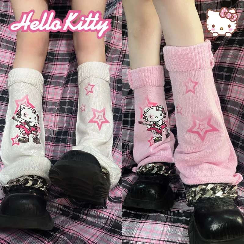 Set De Calcetines Altos Y Calientabrazos De Rayas Arcoíris | Talla Única | Material Elástico (Poliéster/Spandex) | Para Disfraces, Cosplay O Estilo Casual