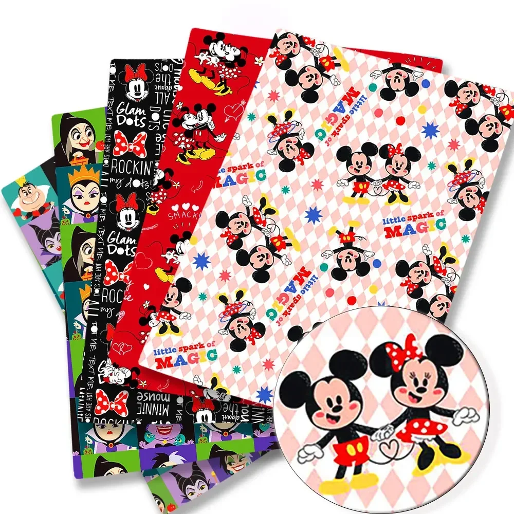 Lot de Papiers Décoratifs Disney Mickey Minnie & Villains