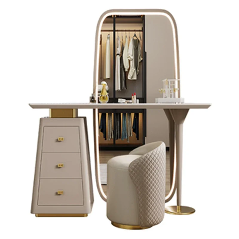 Charm Classic Dressing Table Multifunctional Woman Drawer Dressing Table Nordic Makeup Fashion Schminktisch Home Furniture items makeup dressing table box container drawer nordic organizer woman coiffeuse dressers