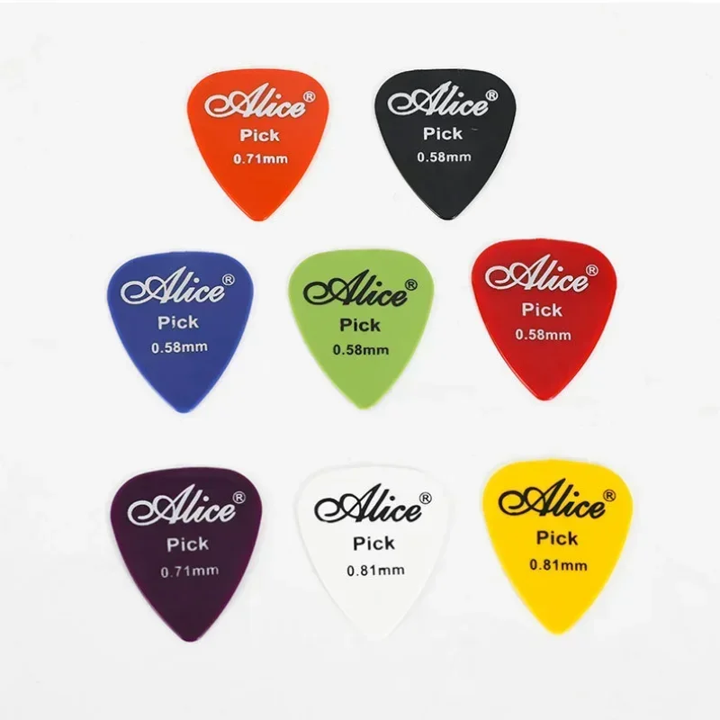 Alice Guitar Picks Electric Bass Fixer Guitar Accessories Thickness Picks Mediator Guitare &Eacute;lectrique 6 Pcs