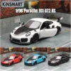 KiNSMART Toy Car Model 1/36 Porsche 911 GT2 RS Super Racing Alloy Diecast Miniature Vehicle Collection Gift For Children Boy Kid 1
