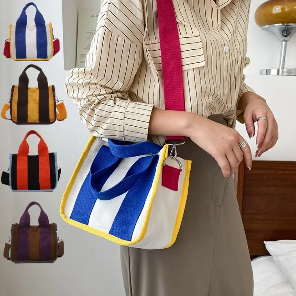 

Вместительная сумка на плечо, модная цветная контрастная сумка через плечо с пряжкой, регулируемая Женская Сумка-тоут