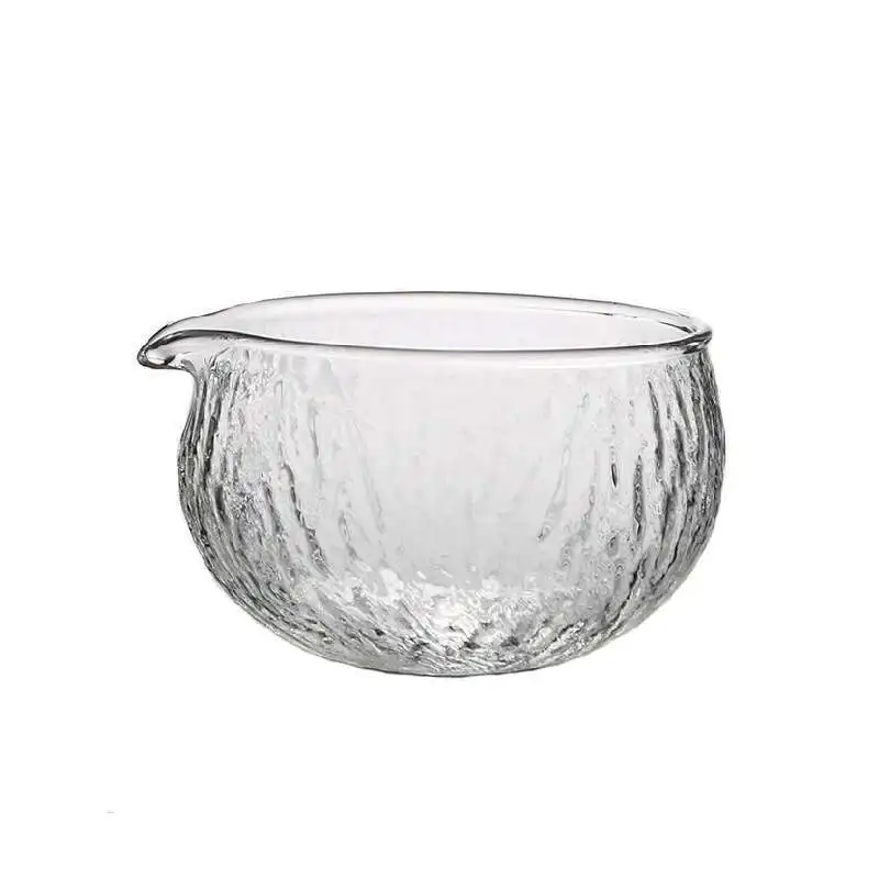 1pc Japanese Matcha Bowl Smooth and Hammer Textured Glass Tea Bowl Song Dynasty Tea Tools Vintage Kung Fu