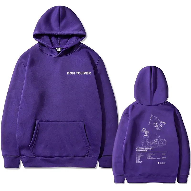 Rapper Don Toliver Hardstone Psycho Album Print Hoodie Unisex Fashion Trend Sweatshirt Men Women Hip Hop Style Pullover Hoodies