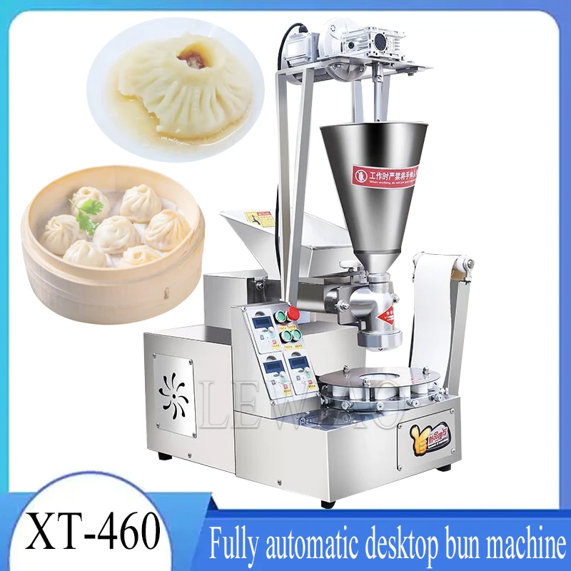 

2000pcs/H Pork Baozi Maker Steamed Stuffed Bun Momo Making Machine Desktop Brazilian Fried Chicken Bun Meat Pie Pastry Machinery