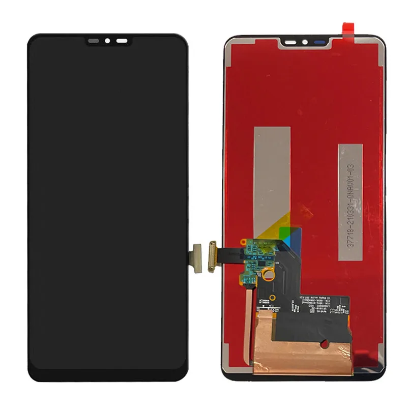 100% 테스트 LG G7 ThinQ LCD 스크린 터치 스크린 디지타이저 어셈블리, LG G7 G710EMW 디스플레이, 프레임 G7 + LCD 스크린, 6.1 인치
