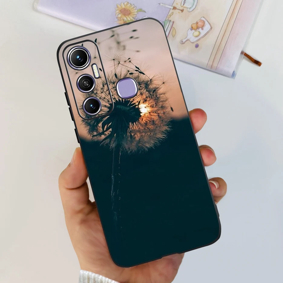 Cute Cartoon Flowers Silicone Soft TPU Phone Case - Enhanced Protection Bumper Cover