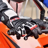 New REVIT Desert 3 PRO motorcycle riding gloves made of genuine leather, breathable, touch screen, and anti fall gloves 1