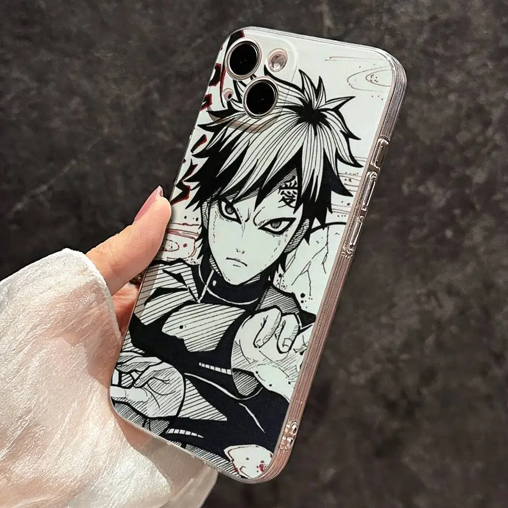 Gaara Naruto Ultra Clear TPU Slim Shockproof Phone Case