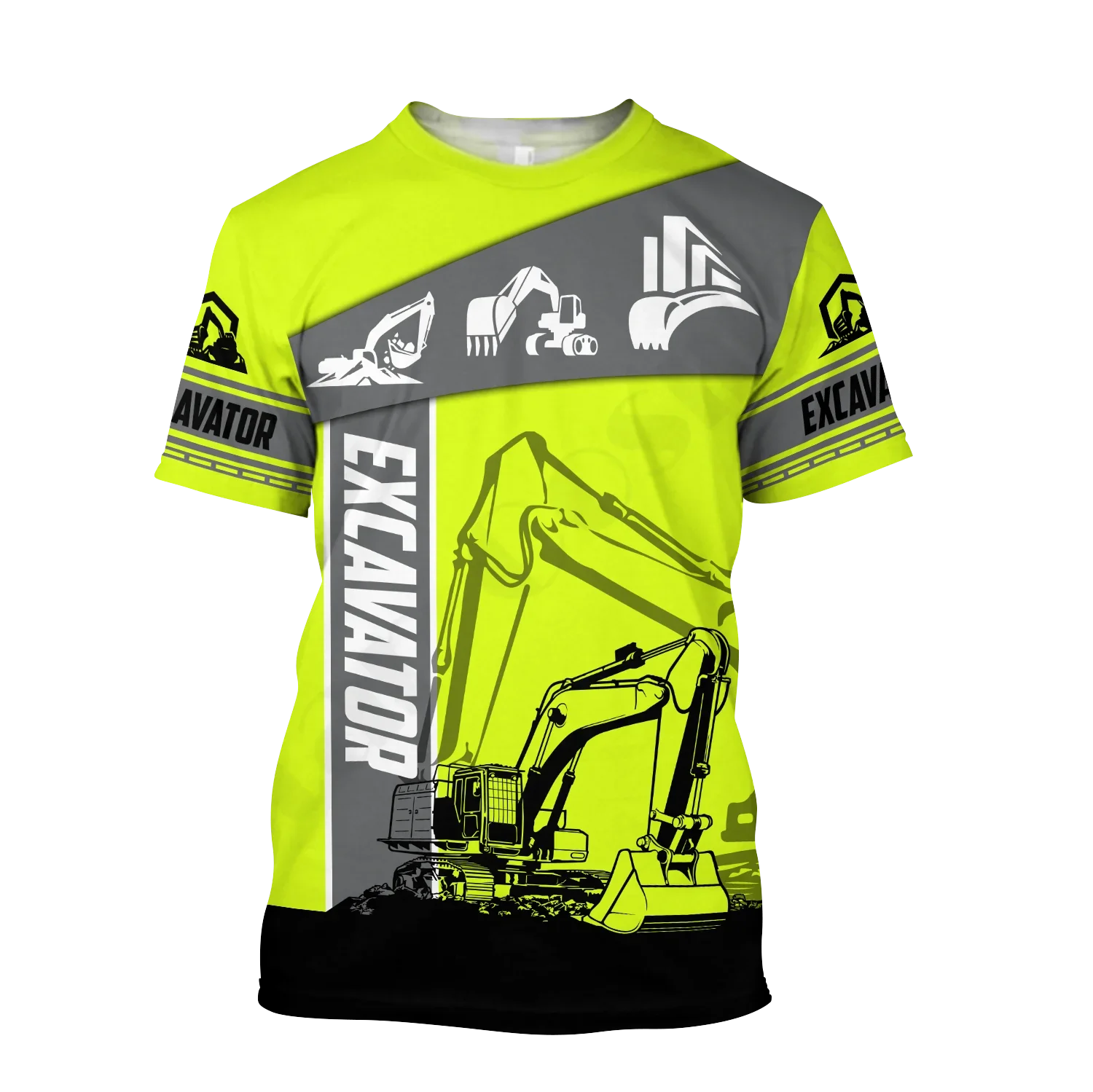 

Новая летняя Мужская искусственная экскавация 3D HD цифровая печать индивидуальный тренд уличный круглый воротник подходящий ко всему Топ большого размера