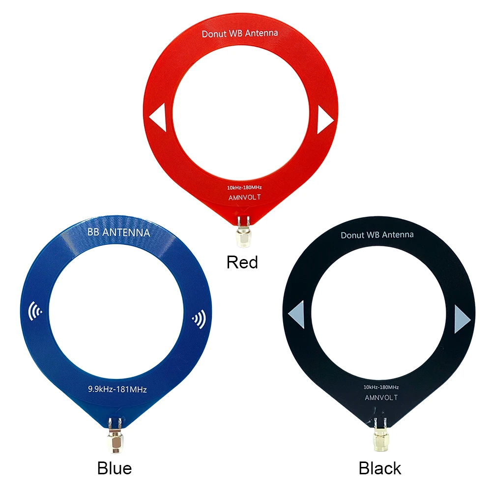 10khz-180mhz Donut MW/SW Antenna with Low Impedance Converter Medium Wave Shortwave Antenna for Ham Radio