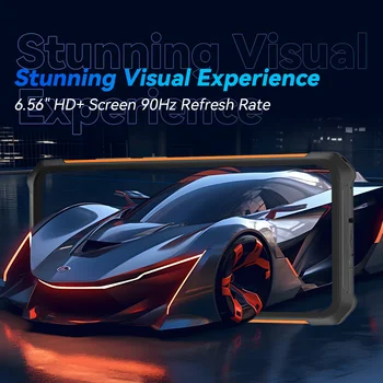 Cubot KingKong ES Ultra-thin Rugged Android Smartphone, 16GB RAM(6GB+10GB), 128GB ROM, 6.56 5