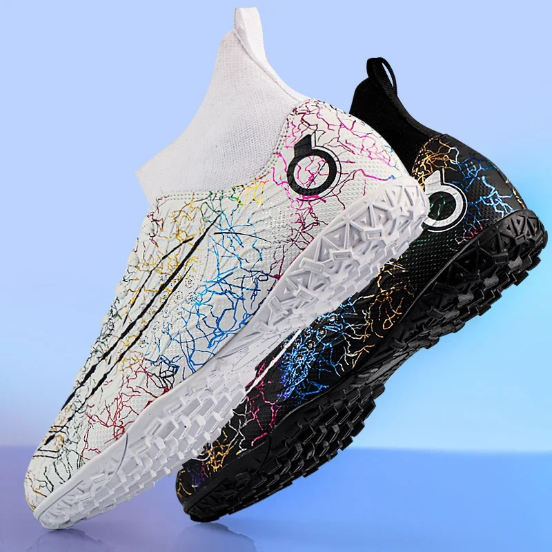 Quality Futsal American Football Boots Messi Ultra Light Soccer Shoes Non-slip Chuteira Campo Cleats Training Sneakers TF/AG PU football shoes