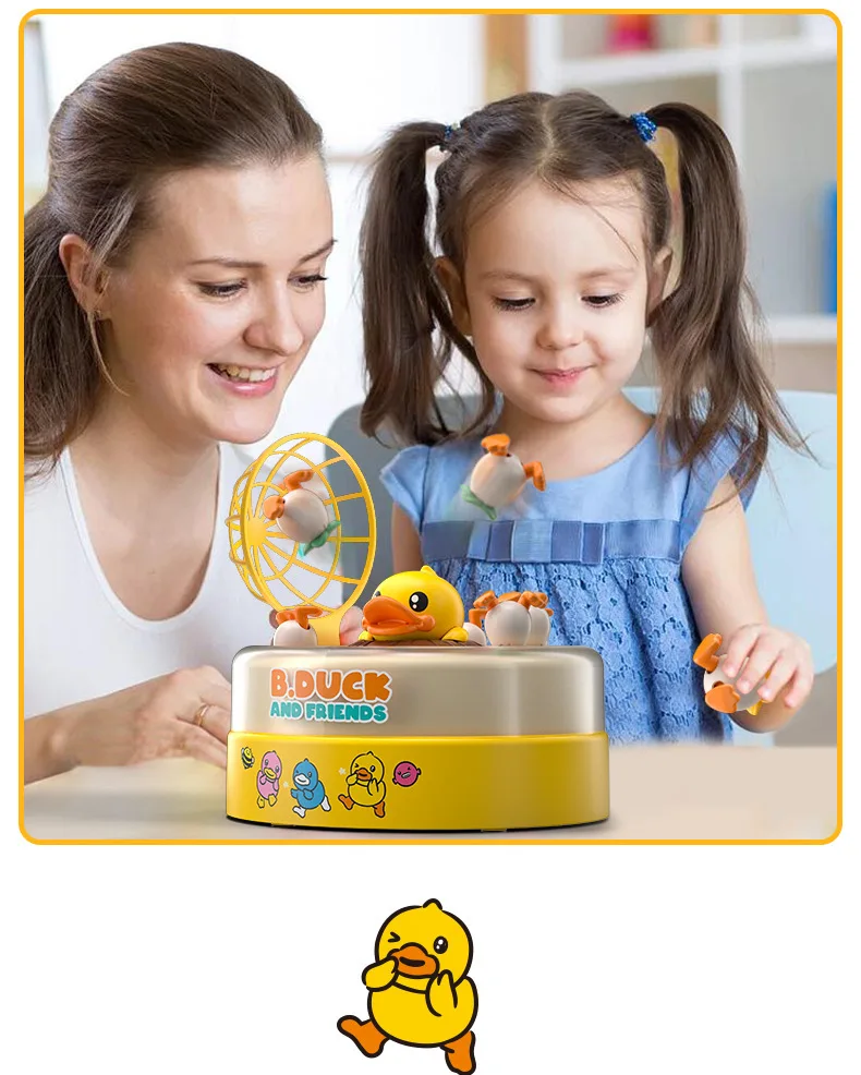 Kid Montessori Launch Duck Cartoon Flying Duck Catching Funny Toy Development Sensory Interaction1 2 Players Game Puzzle Toy