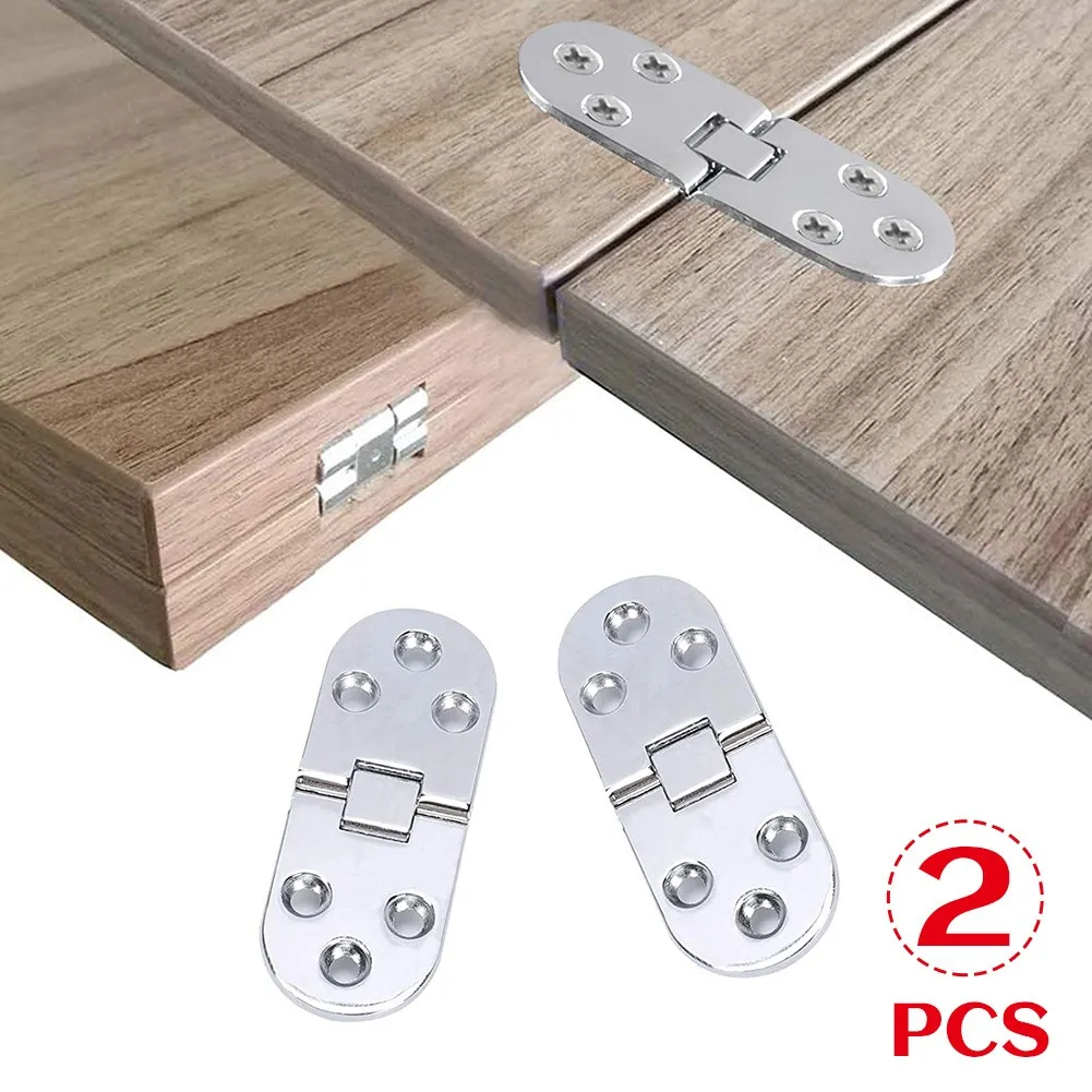Description Picture 4 of itemFor Table Door Hinge Furniture Furniture Part Hinges Zinc 1 Set 2pcs Cabinet Hinge DIY Folding Hinge Table Hinge