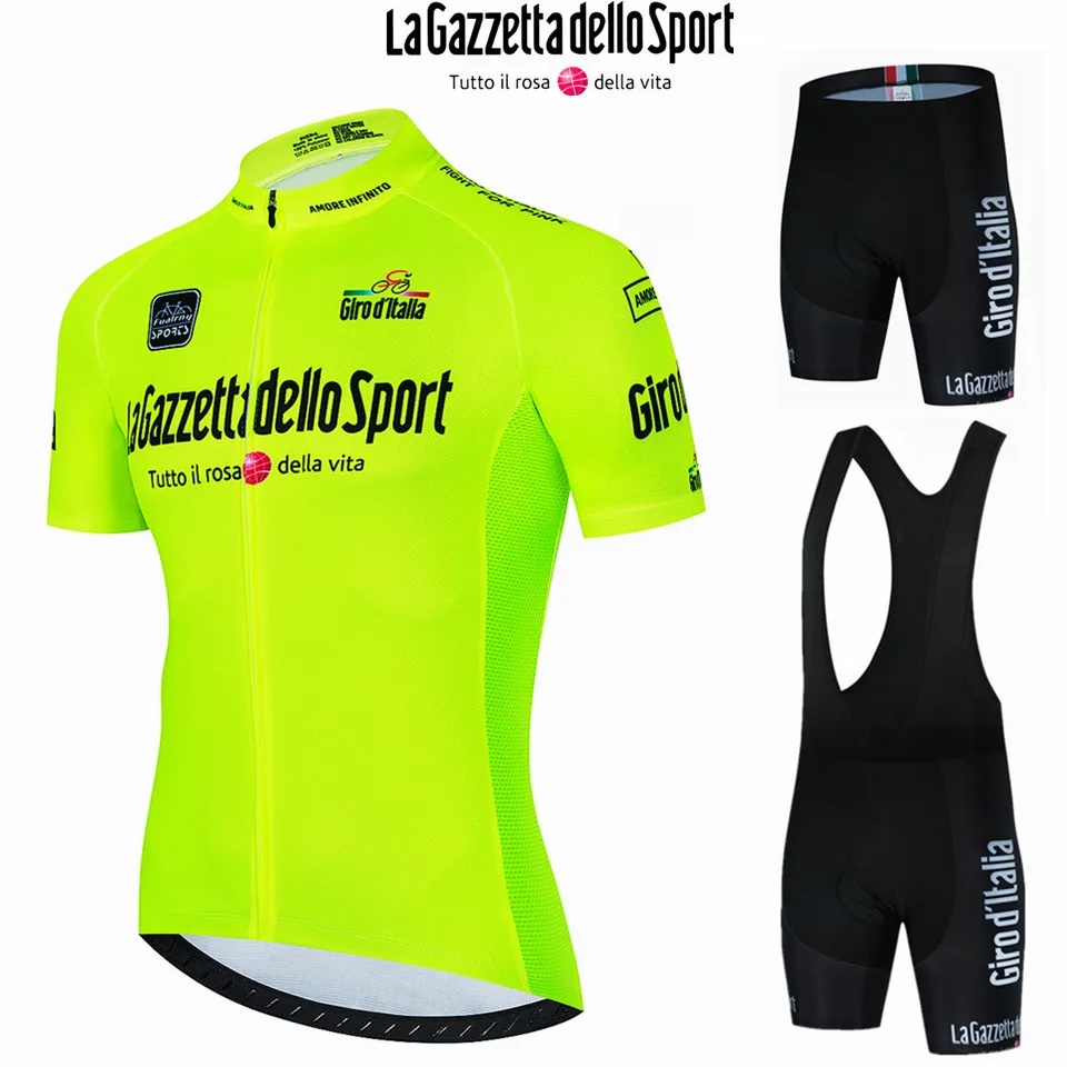 Tour De Giro DITALIA 사이클링 저지 세트, 여름 사이클링 의류, MTB 자전거 의류, 유니폼, Maillot Ropa Ciclismo, 신제품