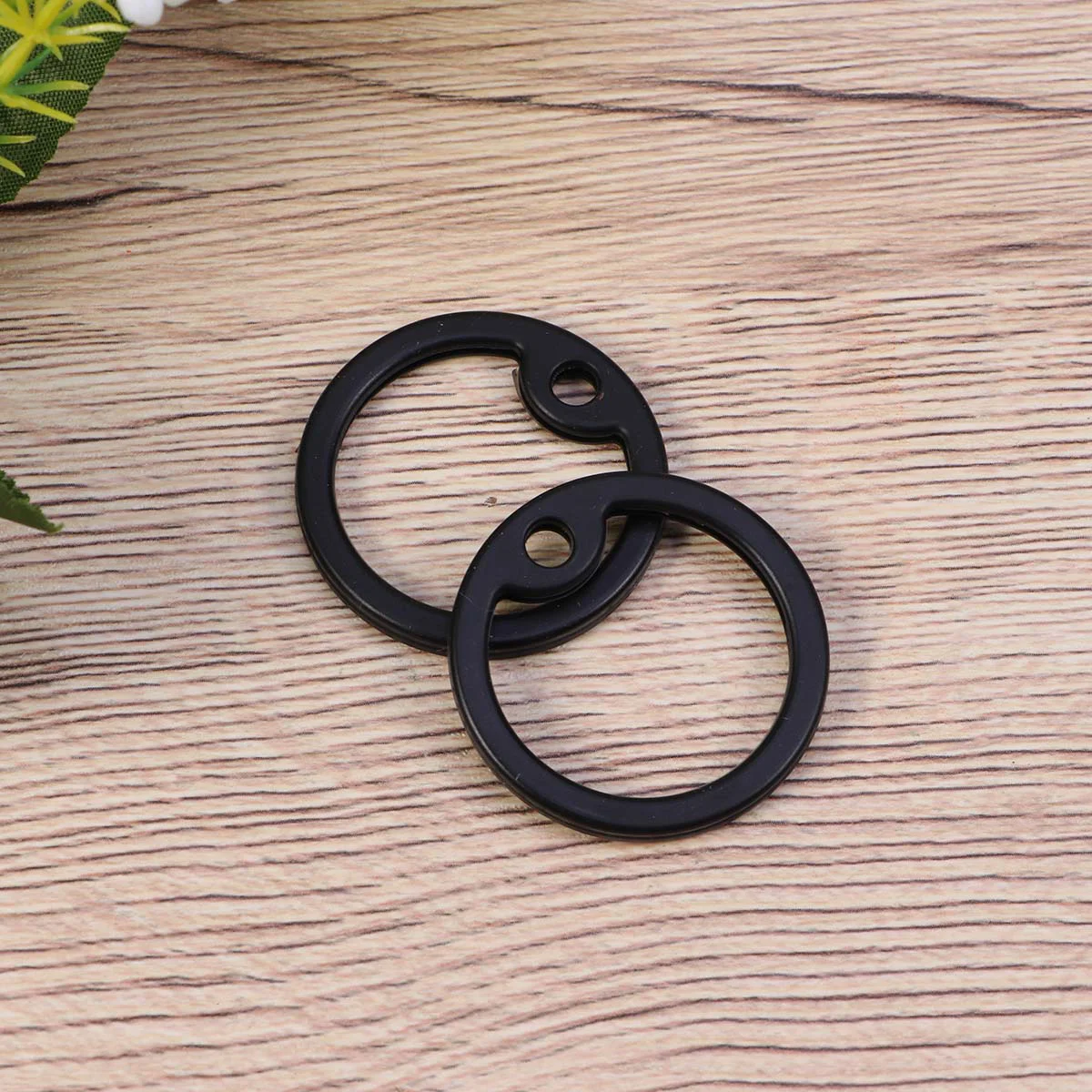 Baluue Pet Tag Dog Id Tag Silencers Rubber Silencers Dog Silicone Dogtag Black