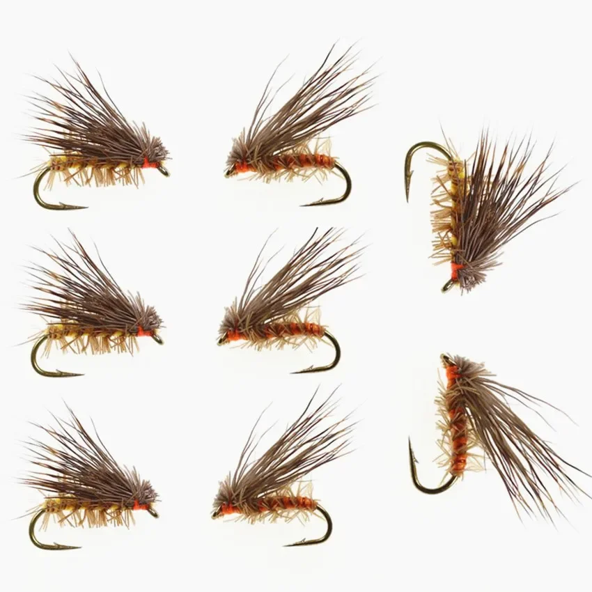 

Artificial Insect Bait Lure Deer Hair Dry Fly Carp Fishing Lure Soft Sea Bass Trout Fishing Bait Fly Floating Fishing Accessorie