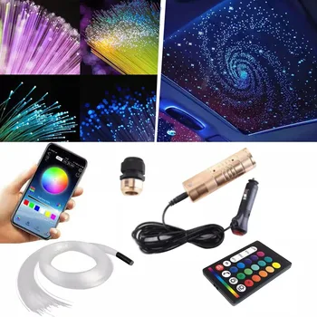 300PC CAR HOME HEADLINER STAR LIGHT KIT ROOF TWINKLE CEILING LIGHTS FIBER OPTIC 1