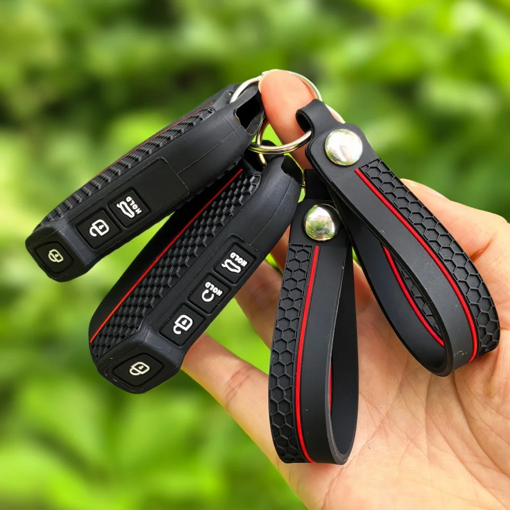 Premium Silicone Car Key Case Cover - Enhanced Protection