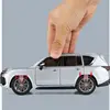 1:24 LX600 SUV Alloy Luxy Car Model Diecasts Metal Toy Off-road Vehicles Car Model Simulation Sound and Light Childrens Toy Gift 6