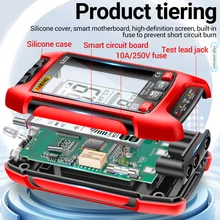 SZ02 SZ01 Digital Multimeter 6000/9999 Counts DC/AC Voltage Current Resistance Tester True RMS Auto Electrical Capacitance Meter